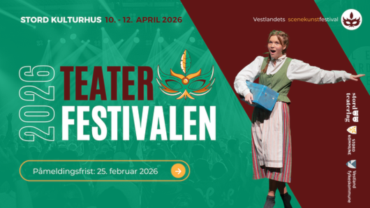 Teaterfestivalen på Stord 10. - 12. April 2026